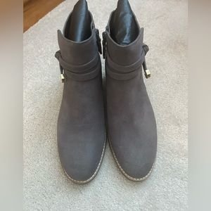 Cole Haan - grey suede boots. Women’s size 7. Never worn.